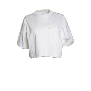 Bottega Veneta, off white cotton knit crewneck